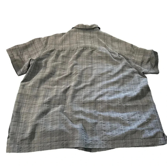 Island Shores men's size 3XL blue button down shirt - Picture 2 of 3